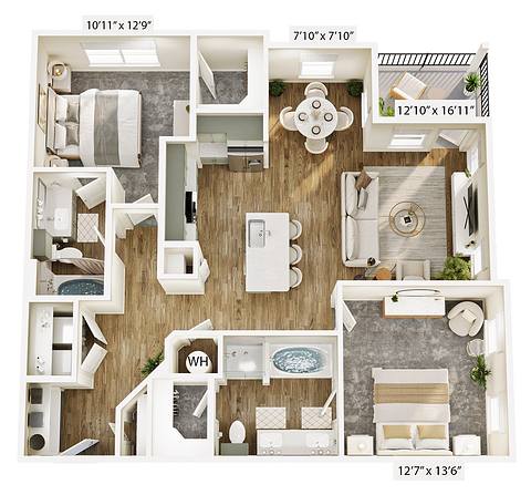 Floorplan B2 layout