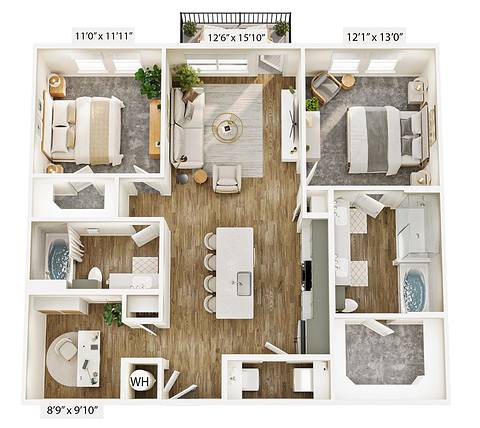 Floorplan B3 layout