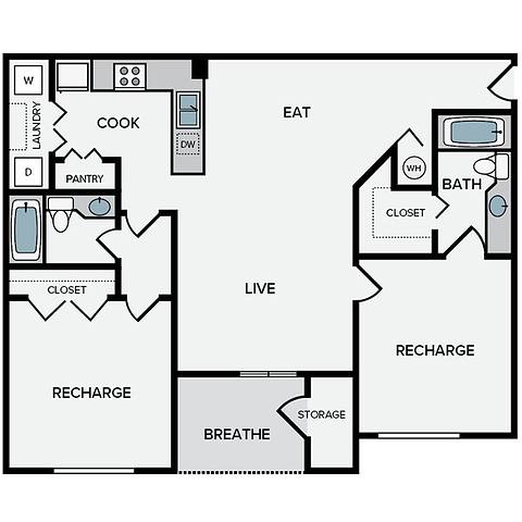 Floorplan Destiny layout