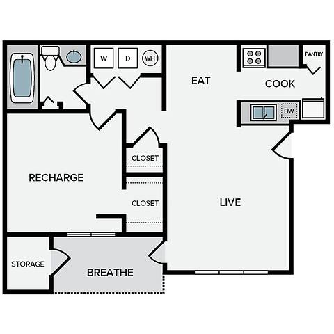 Floorplan Beechnut layout