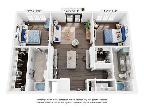 Floorplan Foxglove layout