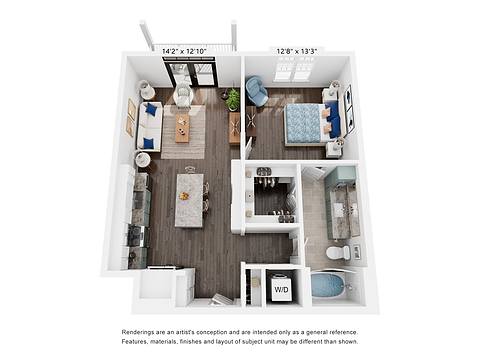 Floorplan Aster layout
