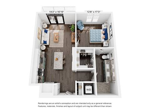 Floorplan Fern layout