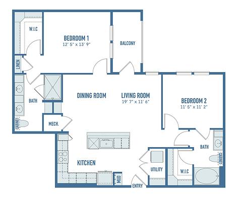Floorplan B2 layout