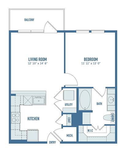 Floorplan A1 layout