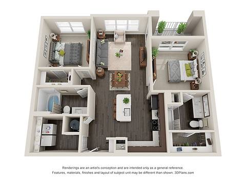 Floorplan B2A layout