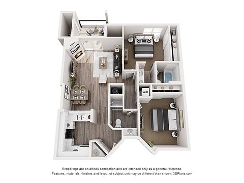 Floorplan Bamboo Renovated layout