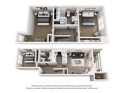 Floorplan Dogwood Renovated layout