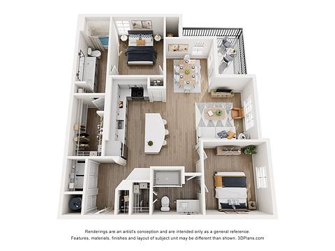 Floorplan Pelican layout