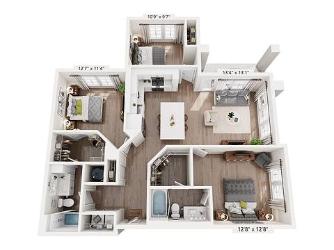 Floorplan C2 layout