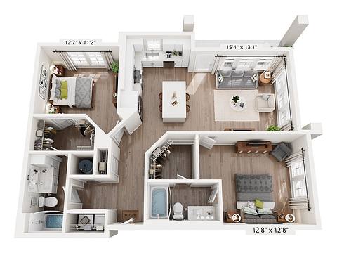 Floorplan B3 layout