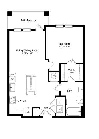 Floorplan A1 layout