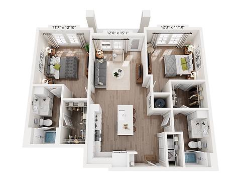 Floorplan B1 layout