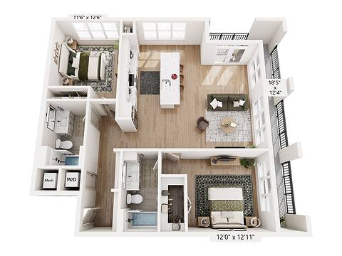 Floorplan B5 layout