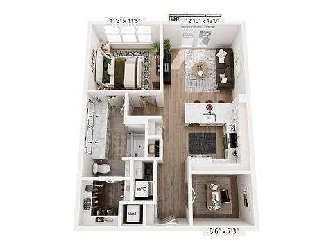 Floorplan A7 layout