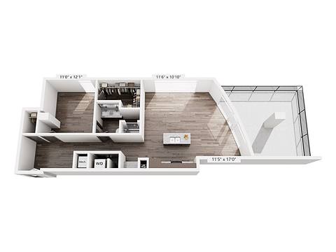 Floorplan A12T layout