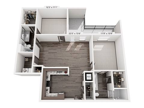Floorplan B6 layout