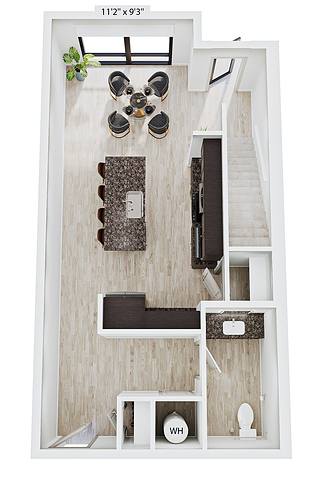 Floorplan THA1 layout
