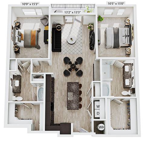 Floorplan B1.1 layout