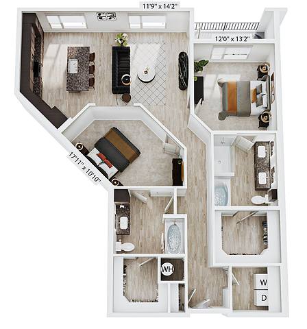 Floorplan B2 layout