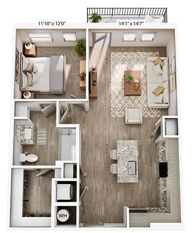 Floorplan A1.2 layout