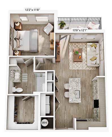 Floorplan A2 layout
