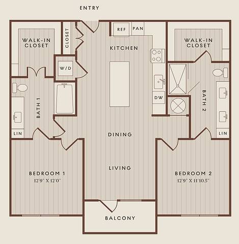Floorplan B2 layout