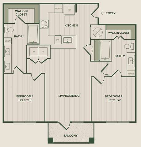 Floorplan B1 layout