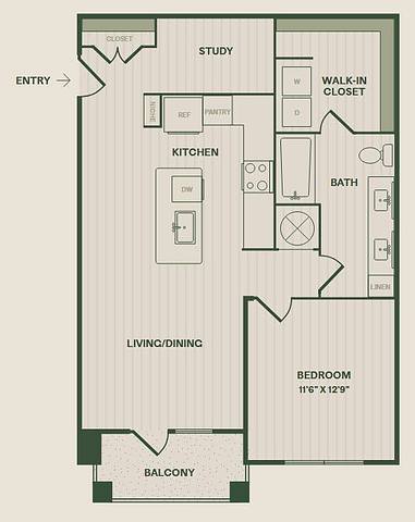 Floorplan A2 layout