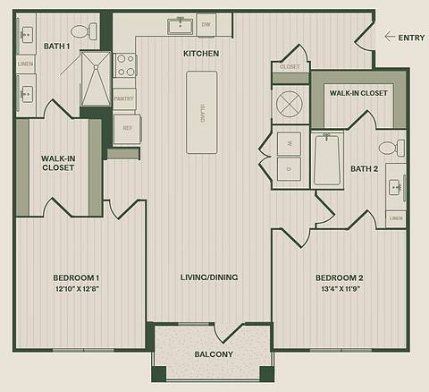Floorplan B3 layout