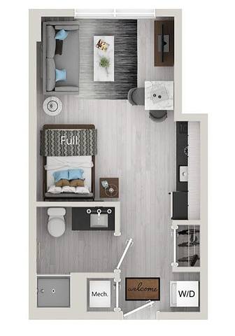 Floorplan Cassatt layout