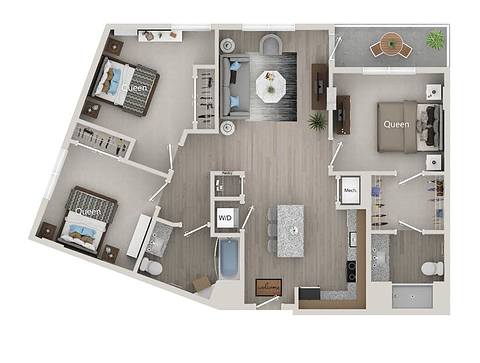 Floorplan Warhol layout