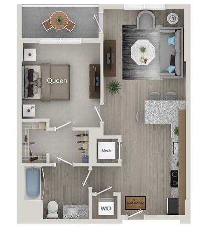 Floorplan Matisse layout
