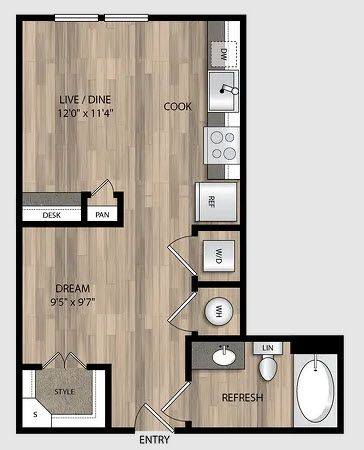 Floorplan E1 layout