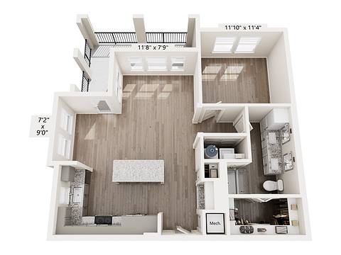 Floorplan A3 layout