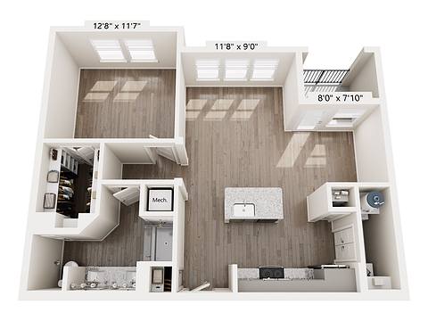 Floorplan A2 layout