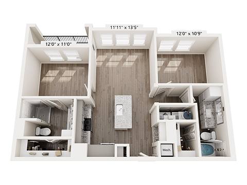 Floorplan B1 layout