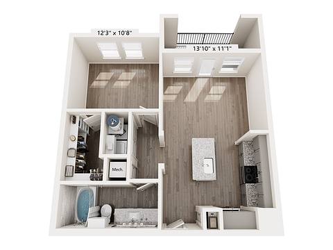 Floorplan A1 layout