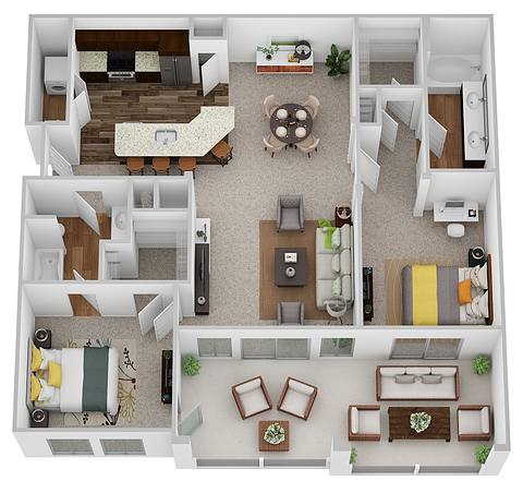 Floorplan B2 layout