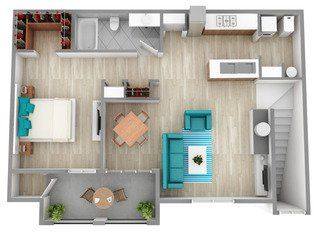 Floorplan A1C layout