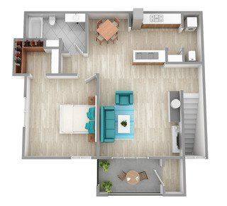 Floorplan A1B layout