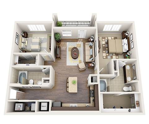 Floorplan B1 layout