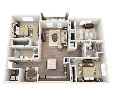 Floorplan C1 layout