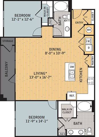 Floorplan B3C layout