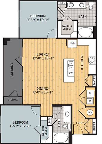Floorplan B3 layout