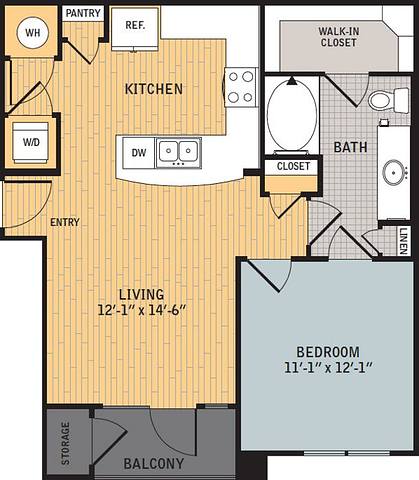 Floorplan A2 layout