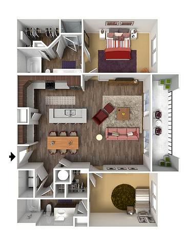 Floorplan C2 layout