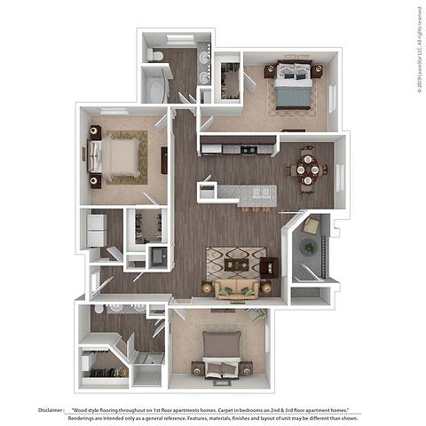 Floorplan C1 layout