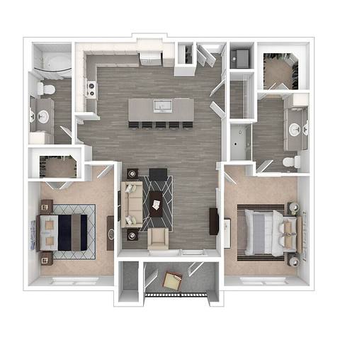 Floorplan B2 layout