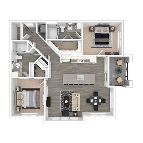 Floorplan B3 layout